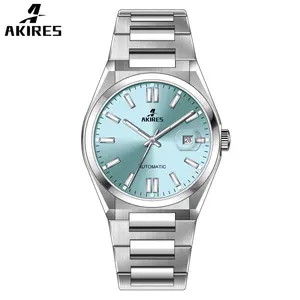 New Classic 007 Oem Stainless Watch For Men Custom Logo Skeleton Automatic Nh35 Watch Dial Brand Your Own Watches