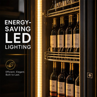 Réfrigérateur Commercial pour Bières et Boissons – Vitrine Réfrigérée Verticale en Verre pour Boissons