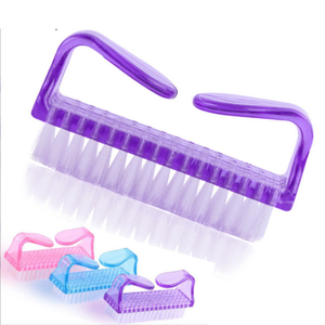Brosse de nettoyage des ongles portable pour les ongles des mains et des pieds, hommes et femmes, brosse à poils doux pour le nettoyage des mains, brosse à ongles pour manucure - Product Image 1
