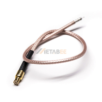 Câble RF à extrémité unique mâle MCX haute fréquence avec pigtail coaxial RG316 de 30 cm 50 ohms pour la communication sans fil
