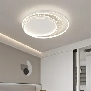 Lampu Langit-langit Led Akrilik Minimalis Modern Terpasang Permukaan Desain Baru