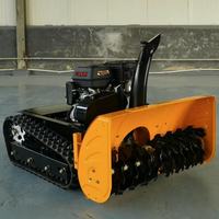 Robot souffleur de neige électrique télécommandé, balayeuse de neige sur chenilles autonome à batterie, marque MY pour les municipalités