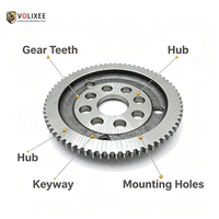 ZTAM-00070 Camshaft Timing Gear untuk Excavator Hyundai R215 R225 Mesin Diesel Cam Gear Suku Cadang Aftermarket