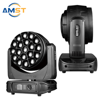 19x40W RGBW LED Bee Eye Moving Head Licht Professioneller DMX512 Controller für Bühne Hochzeit Nachtclub Events