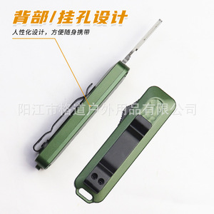 Nuevo telescópico de aleación de aluminio 23 #   cuchillo quirúrgico, cortador de papel de uso exterior con salida directa, cuchillo telescópico automático para mensajería - Product Image 5