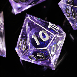 Mini planète jeux <span class=keywords><strong>de</strong></span> bureau personnalisés Dragon Dungeon <span class=keywords><strong>jeu</strong></span> <span class=keywords><strong>de</strong></span> dés en résine polyédrique à noyau liquide motif d'impression à bords pointus mdn RPG dés - Product Image 4