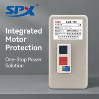 Démarreur magnétique SPX SMS-T10 certifié CE OEM 220V 1-1,5kW avec contacteur AC et relais thermique pour le contrôle des pompes à eau