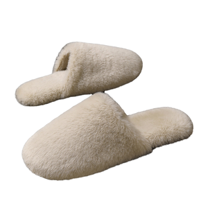 Women's Fluffy Breathable Winter Indoor for Plush Cotton Non-Slip <b>EVA</b> Outsole Men's Fur-Style Home for Wholesale - Product Image 4