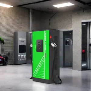 Ultra schnelles 60 kW Gleichstrom-EV-Ladegerät freistehend sicher aufladend CCS1 CCS2 GBT CHAdeMo Elektroauto-Ladegerät Softwaremanagement