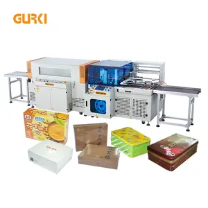 Shrink Wrapping Auto Shrink Wrap Machine For Cosmetic Egg Trays Paper Roll Bopp Tape Food Chicken Fruit Cloths