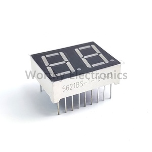 จอแสดงผล 7SEG 0.56" <span class=keywords><strong>DBL</strong></span> RED HDSP-521E 18DIP 5621BS-1-18 สําหรับส่วนประกอบอิเล็กทรอนิกส์ - Product Image 2