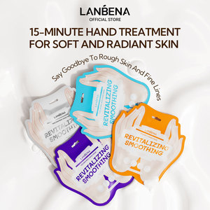Masque exfoliant pour les mains à l'acide hyaluronique Lanbena Oem, masque pour les mains blanchissant et hydratant - Product Image 3