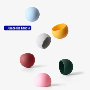 Parapluie de poche pliable en 5 sections, léger, anti-UV, idéal pour les voyages - Product Image 5