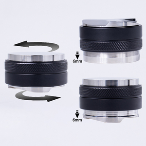 Accessori per Espresso: Pressino e Distributore di Caffè <span class=keywords><strong>a</strong></span> 3 Denti, Livellatore <span class=keywords><strong>a</strong></span> Doppia Testa per Portafiltro - Product Image 4