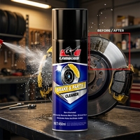 LAMBOSS Nettoyant Freins Professionnel en Spray 450ml Dégraissant à Séchage Rapide pour Pièces du Système de Freinage Automobile