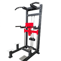 Station de traction assistée commerciale REYK-K138, barre simple ou double, en acier inoxydable et acier au carbone, équipement de fitness