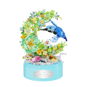 NUEVO Juguete de Bloques de Construcción de Animales de la Serie Pájaro Volador, Caja Musical, Decoración, Regalo, Juguetes Educativos - Product Image 5