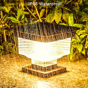 <b>Solar</b> Garden <b>Light</b> Square Led <b>Solar</b> <b>Powered</b> Outdoor Waterproof For Patio Lawn <b>Deck</b> - Product Image 1