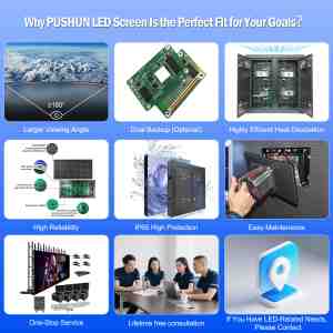 Nhanh chóng cài đặt video cho thuê tường-Màn hình 4K liền mạch cho các buổi hòa nhạc và triển lãm, Màn hình LED mô-đun - Product Image 5