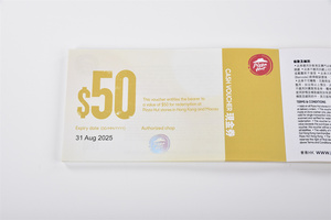 Fabricant vente en gros impression personnalisée ensemble de chèques cadeaux papier et carton sans bois - Product Image 4