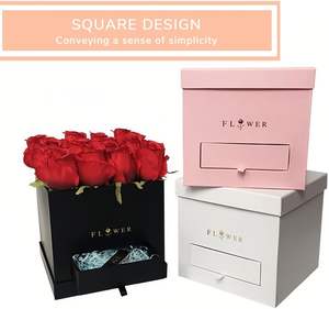 Cajón de diseño personalizado exquisito vacío, arreglo de Chocolate, caja de papel de embalaje de flores para el Día de San Valentín - Product Image 5