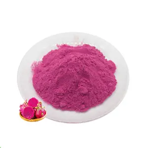 Wasser löslichkeit Reines Drachen frucht pulver gefrier getrocknetes rotes Drachen frucht pulver in Lebensmittel qualität Pitaya-Pulver für essbares Pigment