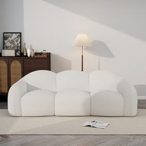 अतुनस का नया डिज़ाइन सोफा सेट वैक्यूम कंप्रेस्ड सोफे लिविंग रूम के लिए सफेद क्लाउड सोफा बिस्तर 3 सीटर सोफे सेट सोफे सेट सोफे - Product Image 2