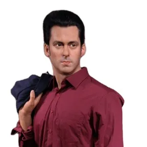 Figura de la celebridad de bollwood, escultura de cera India Salman Kan