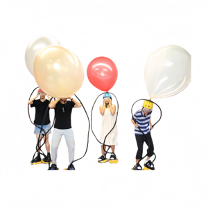 Nouvelle vente chaude : Pompe à air à pression manuelle pour jeu <span class=keywords><strong>de</strong></span> ballons gonflables, PVC <span class=keywords><strong>de</strong></span> haute qualité pour enfants, fête <span class=keywords><strong>de</strong></span> carnaval, jeu interactif - Product Image 1