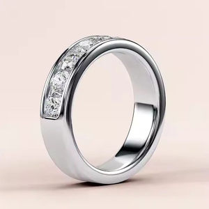 Customizable Men's Unisex 925 Silver Certified Hip Hop Rapper Bust <b>Ring</b> Prong Set Moissanite Bezel Rose Gold Plated Wedding <b>Ring</b> - Product Image 2