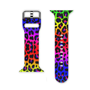 Bracelets de rechange à motifs imprimés, bracelet en Silicone pour <span class=keywords><strong>Apple</strong></span> <span class=keywords><strong>Watch</strong></span> série 7/6/5/4/3/2/<span class=keywords><strong>se</strong></span> 41mm 45mm 40mm <span class=keywords><strong>44mm</strong></span> 42mm 38mm - Product Image 3