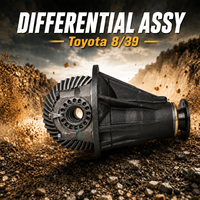 Rakitan Diferensial Lengkap 8 Inch untuk Toyota Pickup 4Runner Hilux, Rasio 39/8 4.875, Tipe Dropout Drop in
