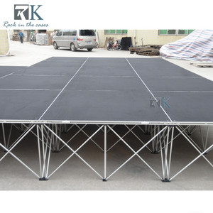 Scène pliante en aluminium à installation rapide, plateforme extérieure antidérapante - Product Image 5