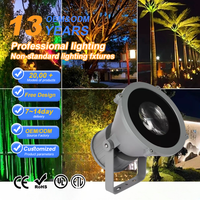 Projecteur LED COB extérieur moderne 50W à batterie électrique, étanche IP65, télécommande pour l'éclairage paysager de jardin