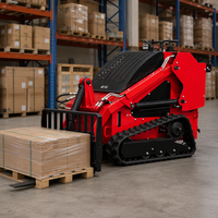 Mini-chargeuse compacte Yanmar T480 sur chenilles avec composants essentiels : moteur, roulement, pompe, boîte de vitesses