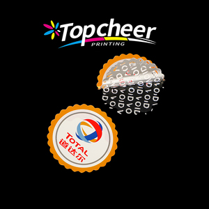 Mẫu miễn phí tùy chỉnh in ấn tự dính không thấm nước làm xáo trộn bằng chứng an Ninh Nhãn CuộN tùy chỉnh Bảo hành làm mất hiệu lực dán cho mỹ phẩm - Product Image 6