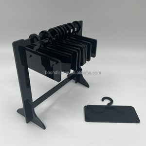 Desain Baru dan Dapat Dilepas Warna Akrilik Pakaian Rak Pajangan Bulu Mata Gantungan <span class=keywords><strong>Display</strong></span> Pemegang dengan Gantungan Dukungan Kustom - Product Image 4