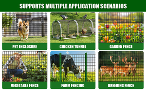 Grillage métallique 1/2 pouce 48 x 100 pieds, calibre 19, galvanisé à chaud, pour clôture de poulailler, rouleau de grillage anti-rongeurs et anti-gophers - Product Image 3