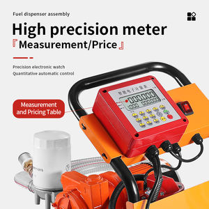 自動ポータブル燃料ポンプ110V220Vディーゼルポンプセット定量流量計とセルフシールガン - Product Image 2