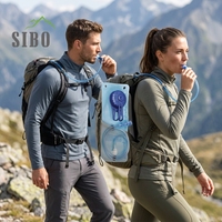 Réservoir d'eau Sibo Factory de haute qualité 2L pour le VTT, réutilisable, avec valve à débit rapide, portable