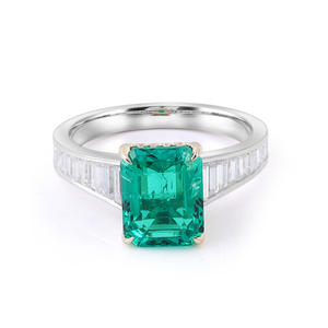 Bague de couple originale coréenne en or 18 carats, bijoux fins personnalisés Qi Song, pour mariage, banquet, fiançailles, pour femmes - Product Image 2