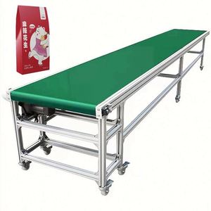 Bande transporteuse industrielle automatisée à flancs latéraux crantés inclinés pour la manutention des matériaux, à vendre - Product Image 2