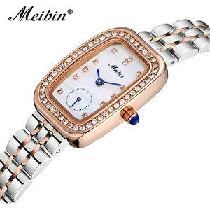 MEIBIN 1543 high quality product hot sale quartz watches ladies normal use bell and rose watches ladies watch gift