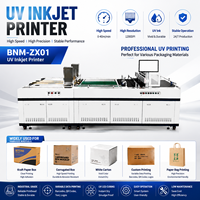 Nueva Impresora de Inyección de Tinta UV de Alta Resolución 1200dpi, Impresión Rápida de 40m/min, Impresión Estable en Papel Kraft, Bolsas, Cartones, Plástico, Vidrio, 1 Año de Garantía