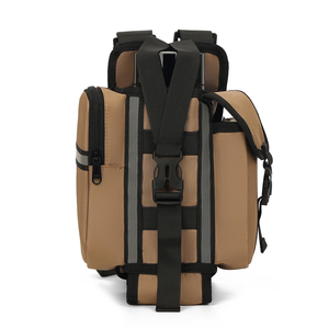 Custom Logo Oxford Portable Tactical <b>Molle</b> Sling <b>Bag</b> Reflective Strip Outdoor Hiking Water Bottle Holder for Camping Travel - Product Image 4
