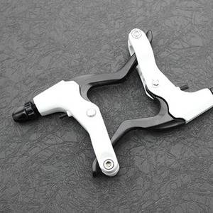 Levier de frein en aluminium pour VTT, accessoire de guidon pliable réglable, noir et blanc, marque privée sous licence - Product Image 3