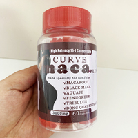 Produits populaires OEM : Capsules de racine de Maca Ultimate Curves, extrait de Maca en capsules, Maca Plus pour l'augmentation des fesses et des hanches