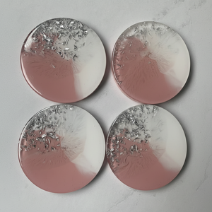 ถาดรองแก้วทำจากยางเรซินแบบเรียบง่ายและสง่างามสำหรับโต๊ะในบ้านถาดรองแก้วทรงกลมทำจากหินใช้ในสำนักงาน2025ขายดีที่สุด - Product Image 1