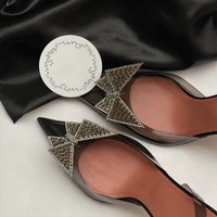 2022 nouvelle couleur talons clairs US 13 grande taille femmes Zapatos Altos Dama allemagne diamant papillon livraison directe pour l'été