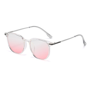 Jamie 9442 Square Frame Sunglasses Black PC Frame UV400 Protection Unisex - Product Image 3